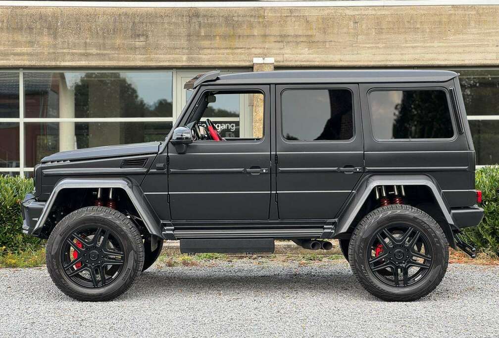 Mercedes-Benz G 500 7G-TRONIC 4x4 QADRAAD LICHTE VRACHT VERKEERS BELASTING PER JAAR 189 EURO VOOR PARTICULIER EN ZELFSTANDIGE BRABUS