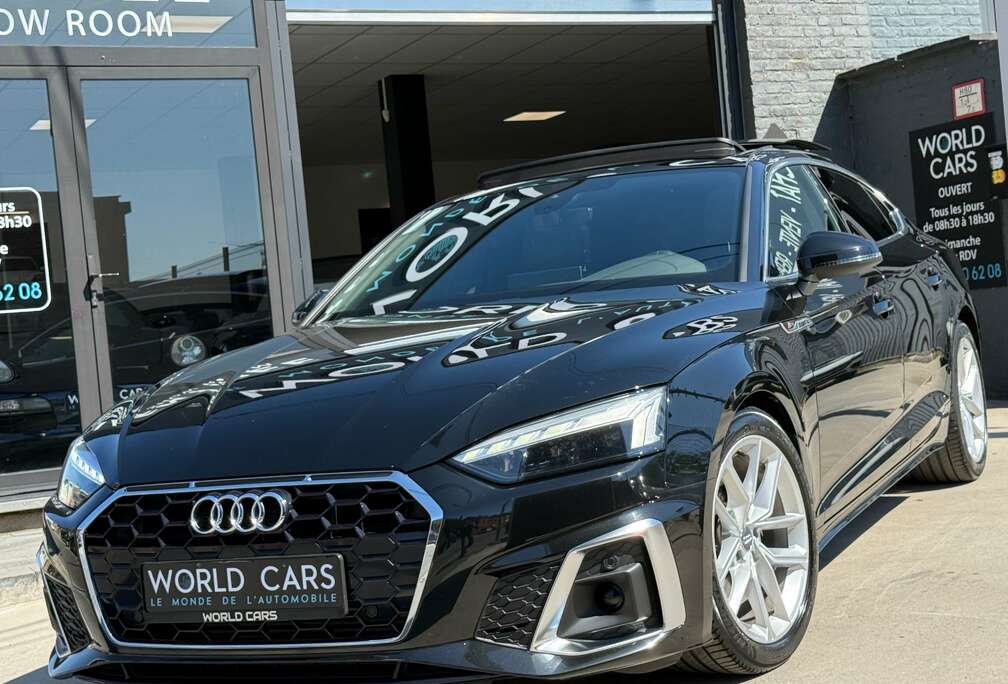 Audi SPORTBACK 40 TFSI S LINE S-TRONIC - COCKPIT - TOIT PANO - DISTRO - CAMERA - ANGLES MORTS - LINE ASSIST - FULL OPTIONS
