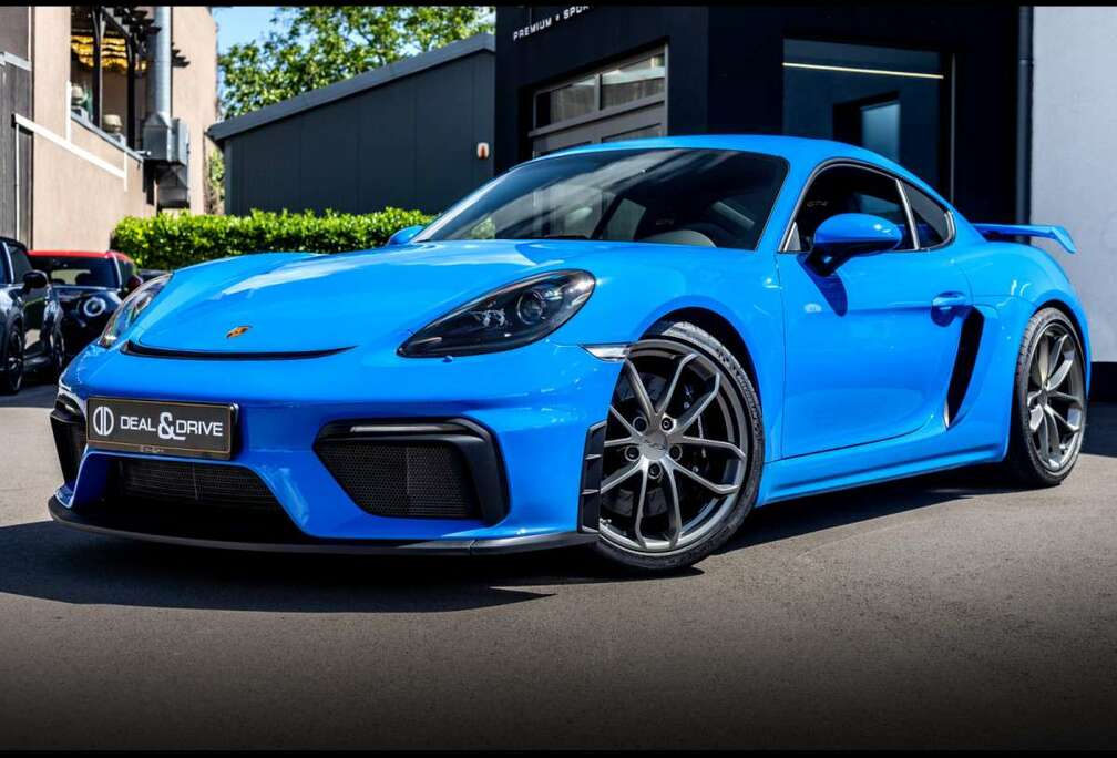 Porsche Cayman GT4 PDK°SHARK BLUE°AKRAPOVIC°CARBON°CHRONO°