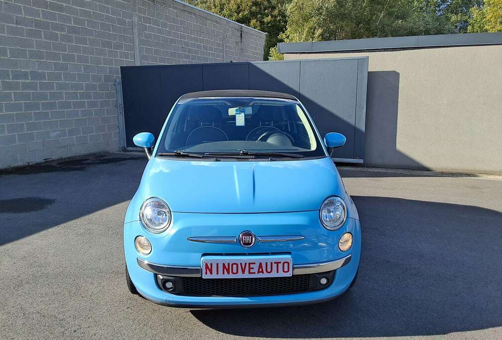Fiat 500 1.2i Lounge*CABRIO 1STE EIGENAAR AIRCO 69000KM