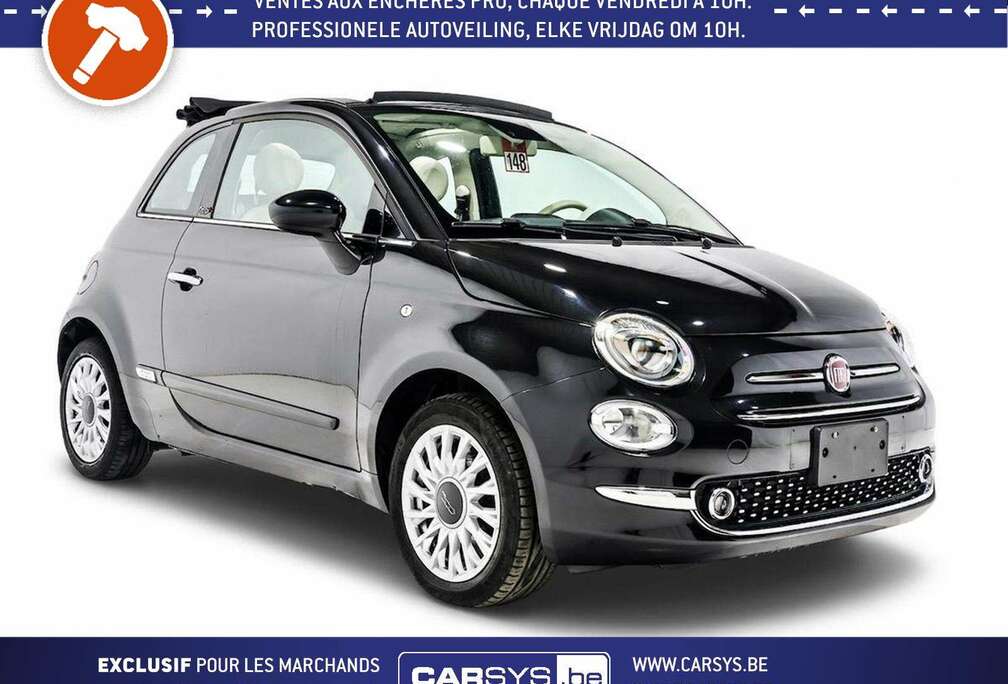 Fiat 1.2- 70 - CABRIO GPS - CARPLAY - CLIM - REGU