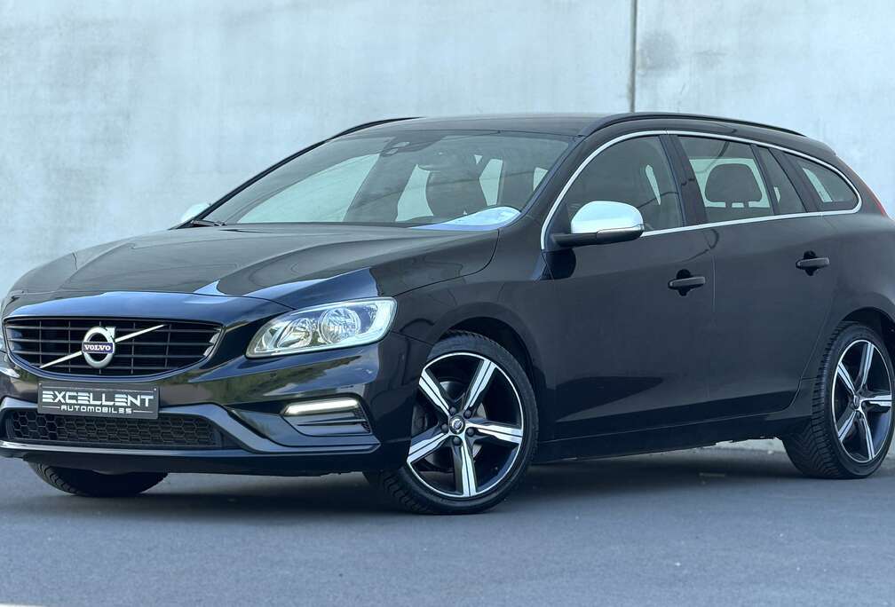 Volvo V60 2.0 D* R-Design*BOITE AUTO*CRUISE*BLUETOOTH*CLIM BI-ZONE*GPS*GARANTIE 12 MOIS