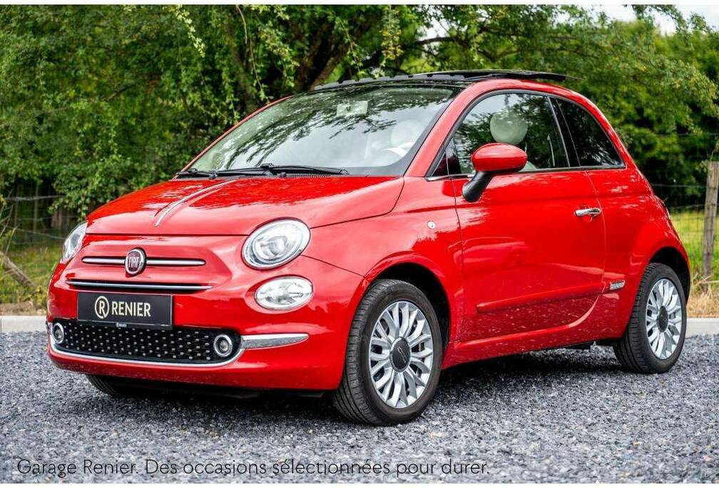 Fiat 1.2i Lounge - Toit ouvrant - Garantie 24 mois