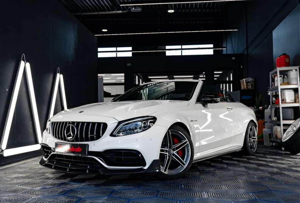 Mercedes-Benz Classe C63 AMG S FULL CARBON Cabrio Caméra*360*Bur