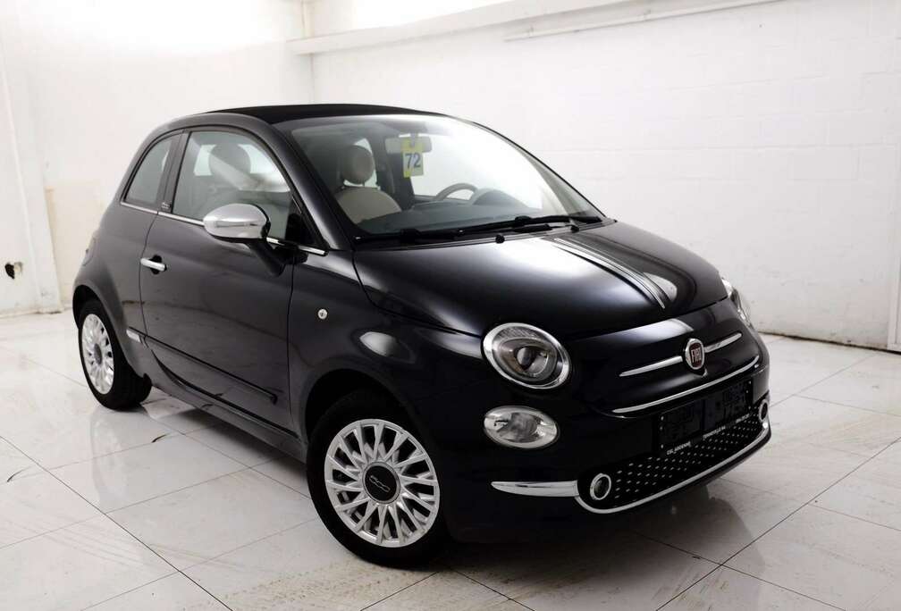 Fiat 500C 1.2i CABRIOLET # GPS, CLIM, TEL # SUPERBE