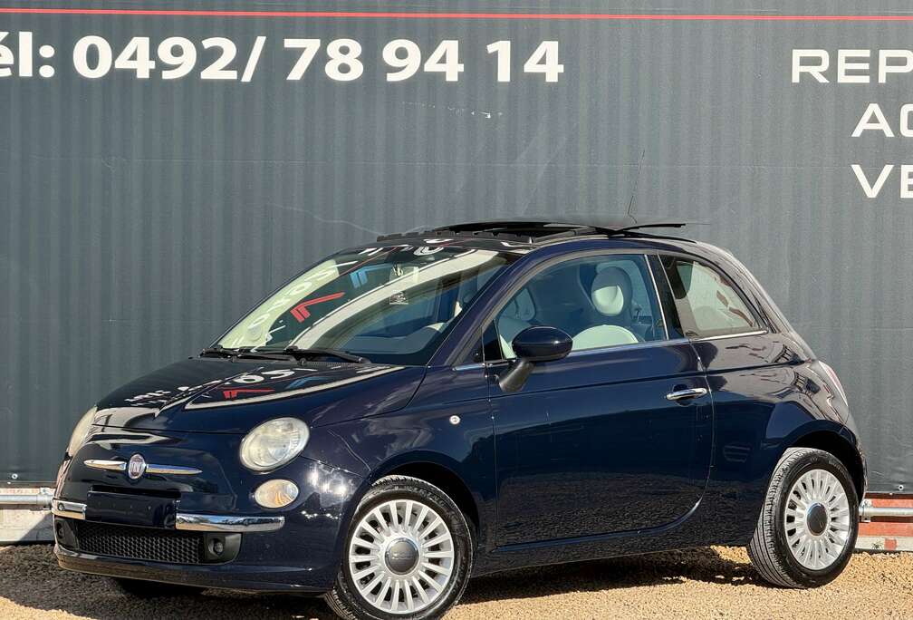 Fiat 500 1.2i - AIRCO - PANORAMIQUE - EURO 5