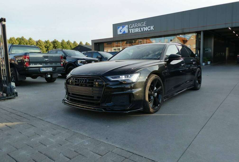 Audi 2.0 TDi MHEV 163pk Automaat Black S-Line Maxton Trekh Pano ACC BLIS Cam (02760