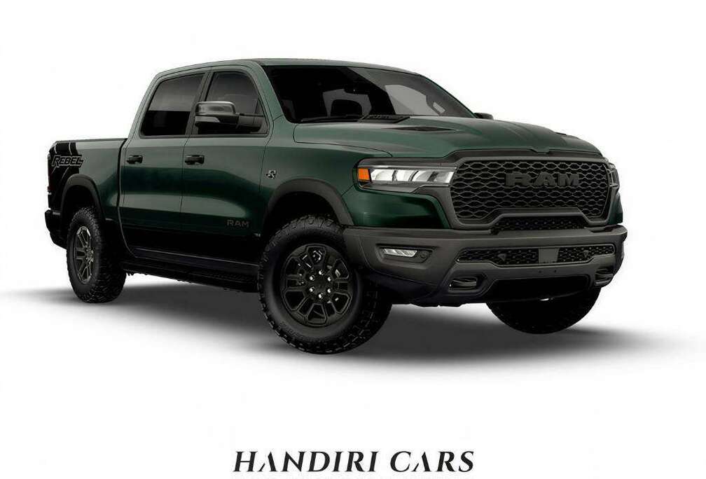 Dodge 2026 RAM 1500 Rebel 5.7L V8 HEMI! €84000 Serrano Green Metallic +AIR SUSPENSION