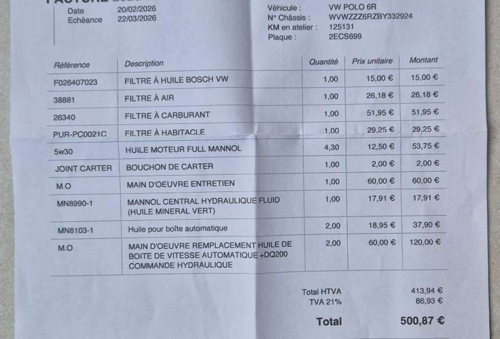 Volkswagen 1.6 CR TDi Comfortline DPF DSG