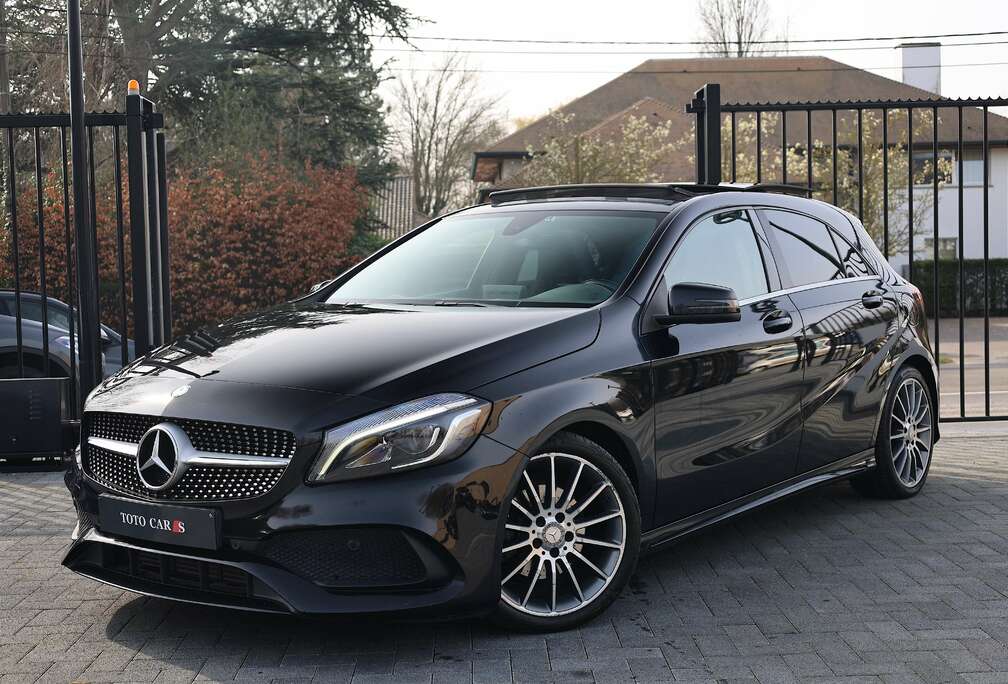 Mercedes-Benz A 220 CDI /// AMG PACK  Pano-Dak  Cruise  Navi  Sport-Stoelen  Leder  Stoel-Verwarming  Led-Verlicht.  21% BTW