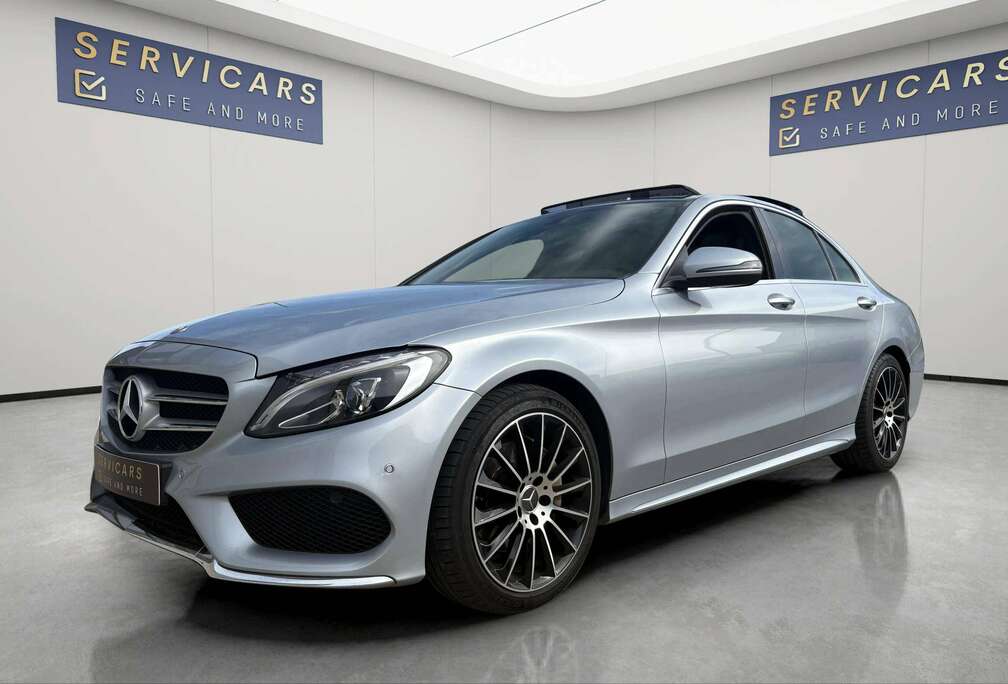 Mercedes-Benz @ SERVICARS FLEURUS - C 220 d Pack AMG Toit Pano - 12 Mois de garantie