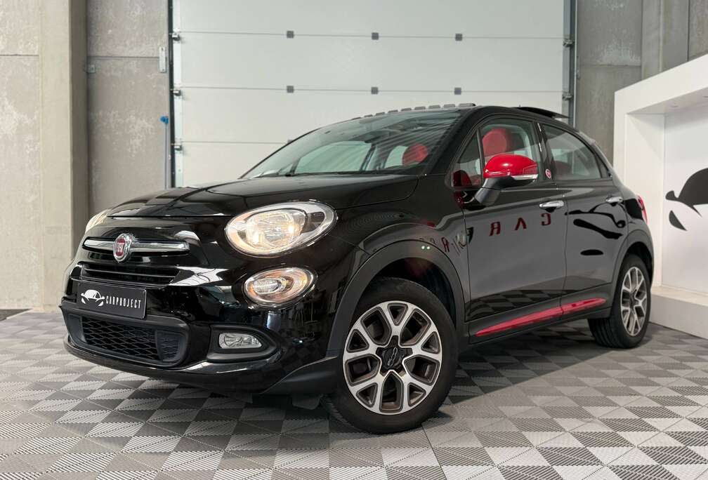 Fiat 1.6i Rosso Amore, Toit Ouvrant, GPS, Capteurs AR, Climatisation