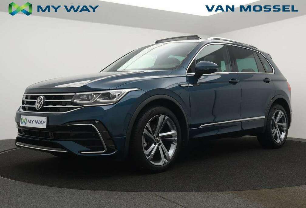 Volkswagen Tiguan R-Line Business Premium 1.5TSI 150PK *AUTOMAAT*PANODAK*TREKHAAK*LEDER*ALCANTARA*CAMERA*ACC*PDC*...*