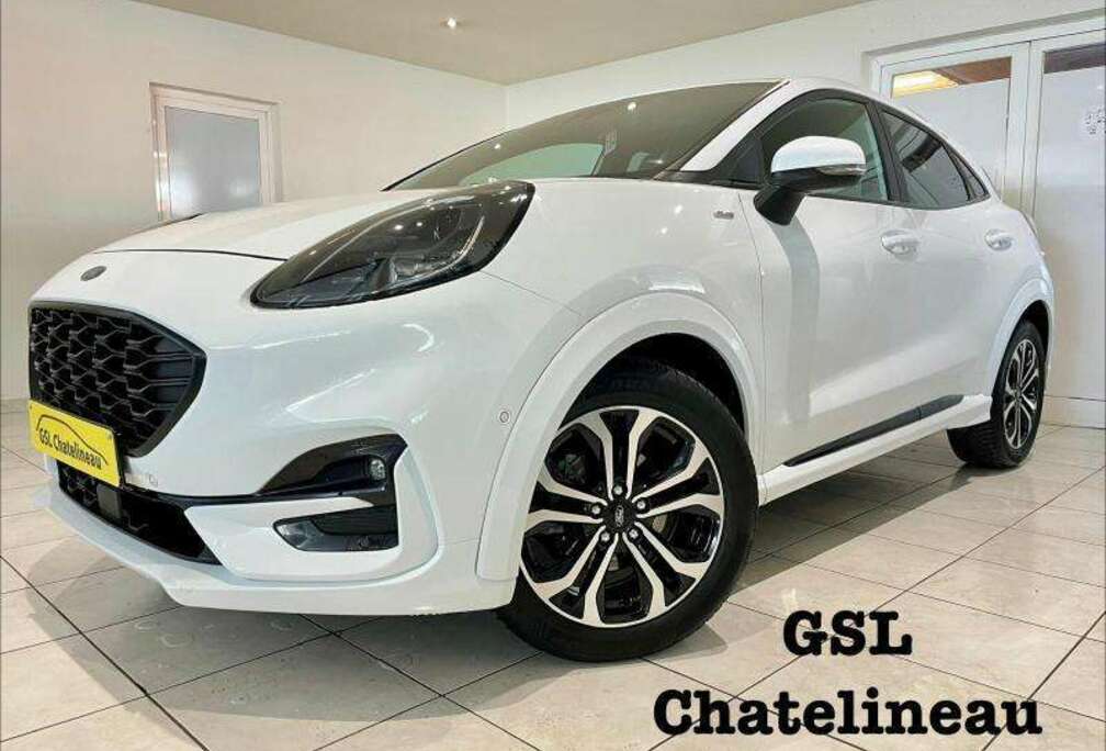 Ford 1.0i 125cv ST-Line Blanc 2020 Clim/Cruise/Navi/Car