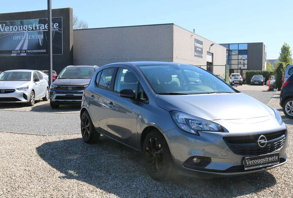 Opel Corsa 1.4 Turbo Black Edition S/S (EU6.2) Navi, sensoren, camera, alu, ......