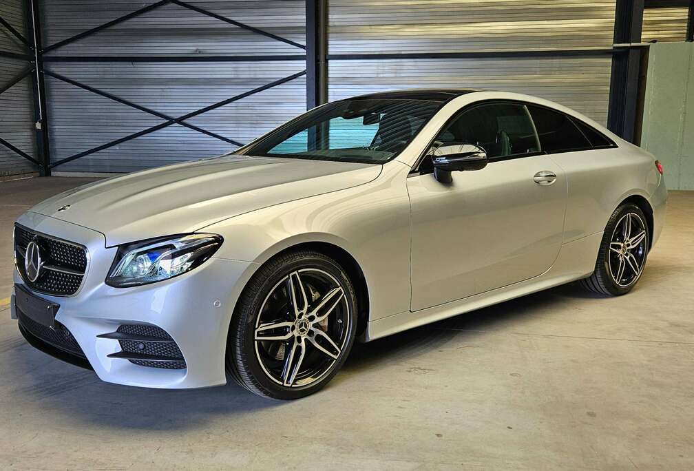 Mercedes-Benz E220d Coupé | AMG Line | Full option: Pano, Distronic, LED, Sfeerverlichting, Burmester sound, nappa leder, ...