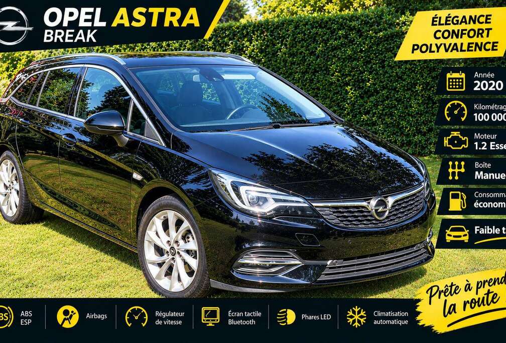 Opel Astra Sports Tourer 1.2 Turbo Edition 2020 S/S