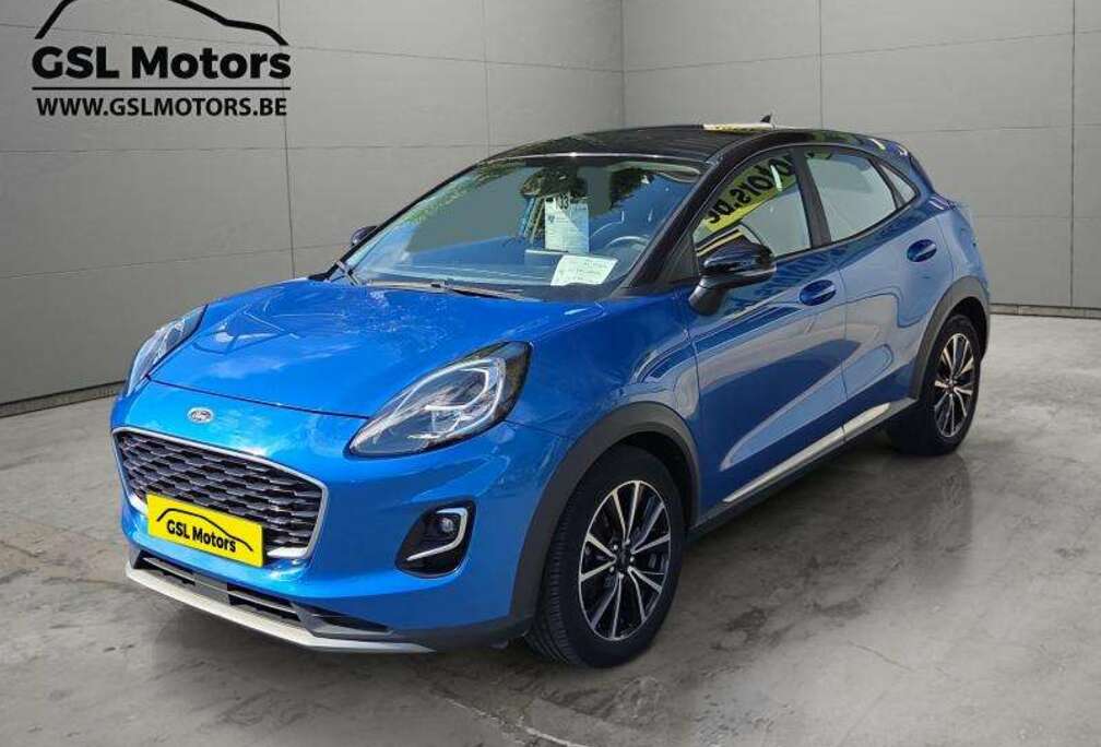 Ford 1.0i 125cv Bleu 12/21 72.307km Airco GPS Cruise US