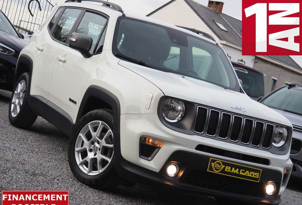 Jeep 1.0 T3 LIMITEDCUIR-GPS-CLIM-CAM-CRUISE-FULLL