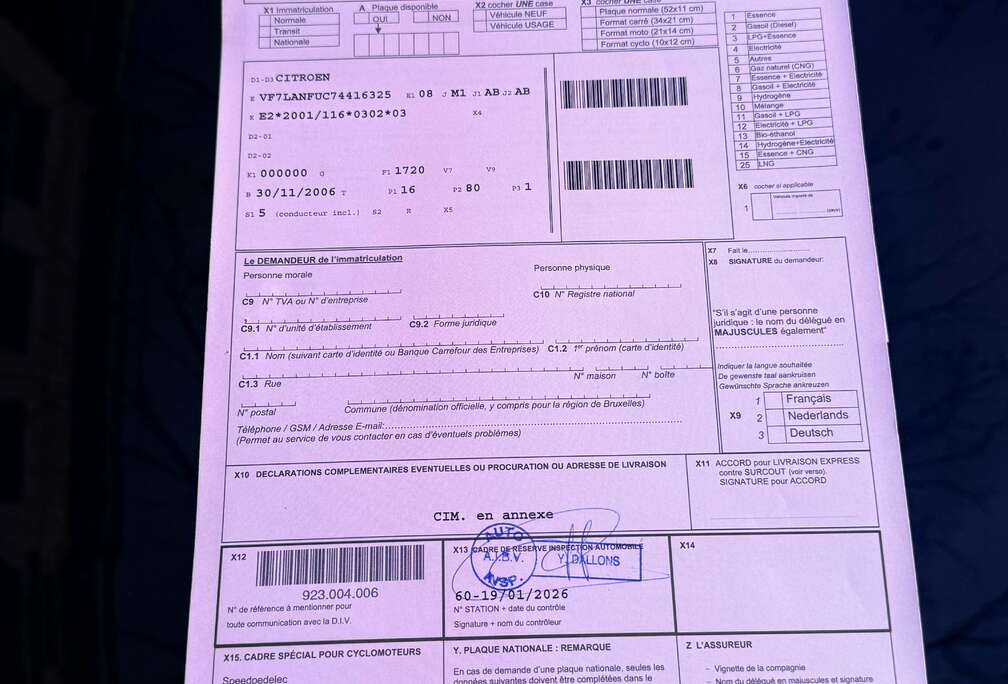 Citroen 1.6i 16v VTR Pack