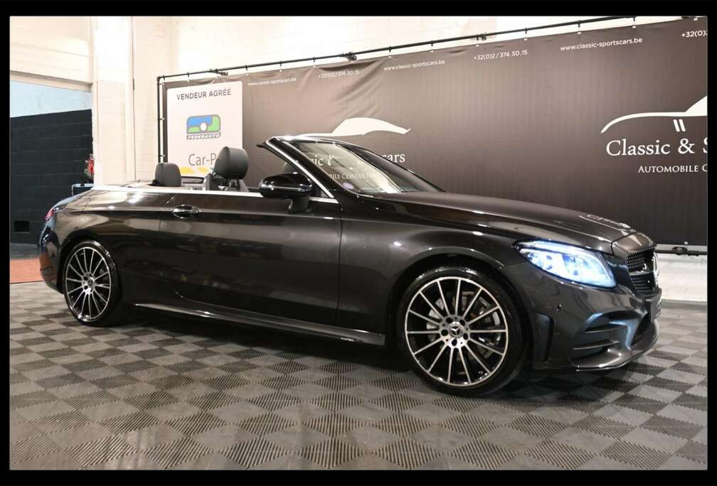 Mercedes-Benz C200 CABRIOLET AMG LINE / CAMERA 360 / BURMESTER