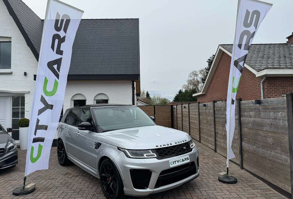 Land Rover 5.0 V8 P575 SC SVR-FULL OPTION-NIEUWSTAAT-LICHTE VRACHT-FULL PPF-BTW RECUP-CARBON ED-TREKHAAK