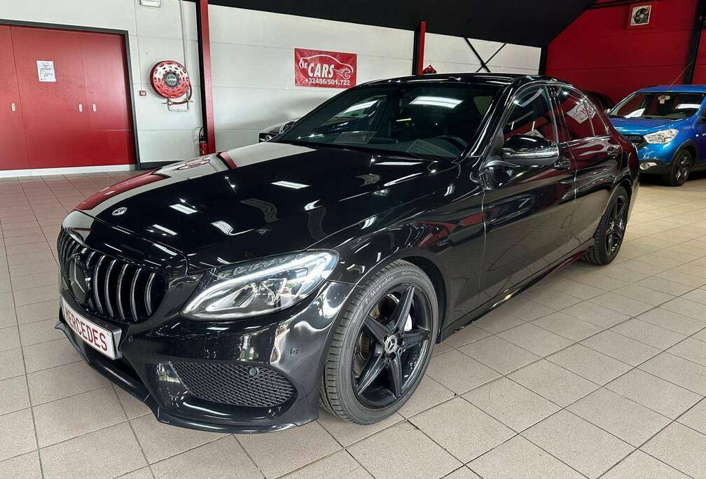 Mercedes-Benz C 180*BENZINE*AUTOMAAT*BLACK*EURO6B*NAVIGATIE*AIRCO*CRUISE CONTROL