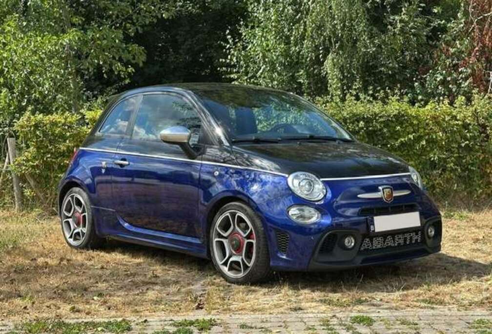 Abarth Pano, Roma uitlaten, Beats, Leder, Digitale Airco, Two-Tone af Fabriek!!!