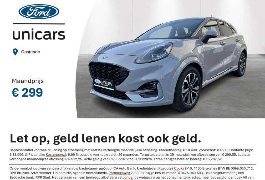 Ford 1.0i Ecoboost mHEV 92kW ST-Line