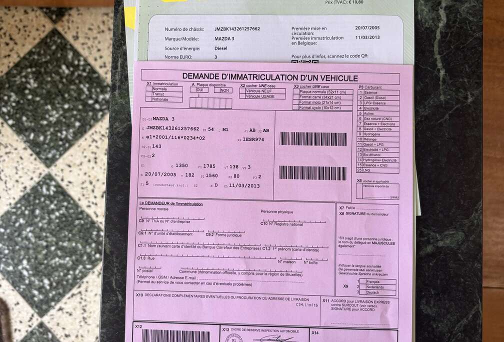 Mazda 1.6 Turbo CDVi 16v TRSi