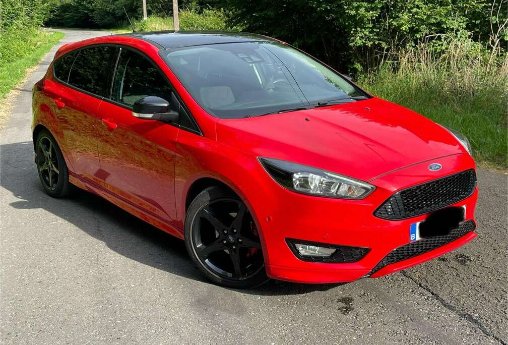 Ford Focus+1.0+EcoBoost+Red+