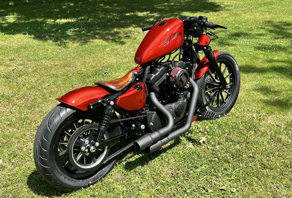Bobber 883xl 2013 1200km Candy Orange