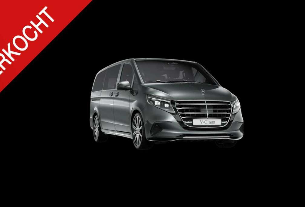 Mercedes-Benz V d L2 Exclusive dubbele cabine Airmatic, 360 cam