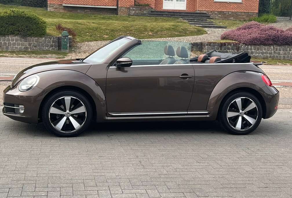 Volkswagen Beetle Cabriolet 1.2 TSI  SPECIAL  UITVOERING LEDER LED NAVIGATIE TOP