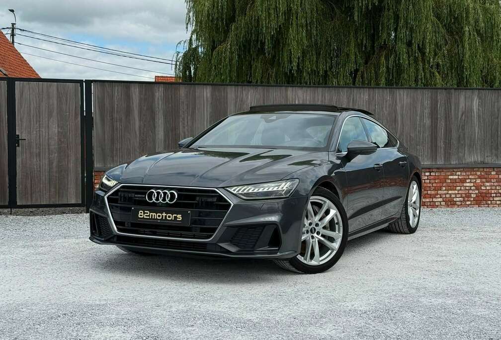 Audi 50TFSI e S-line/pano/b&o/softclose/hud/zetelkoeling/verwarmd stuur/btw