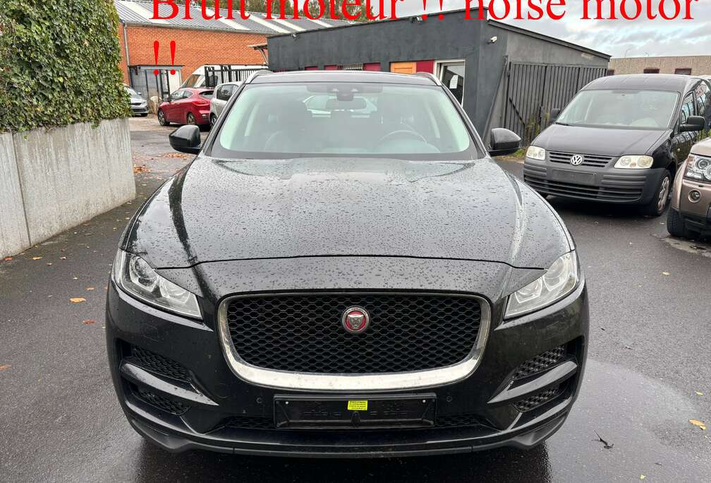 Jaguar F-Pace 2.0 D noise motor  bruit moteur