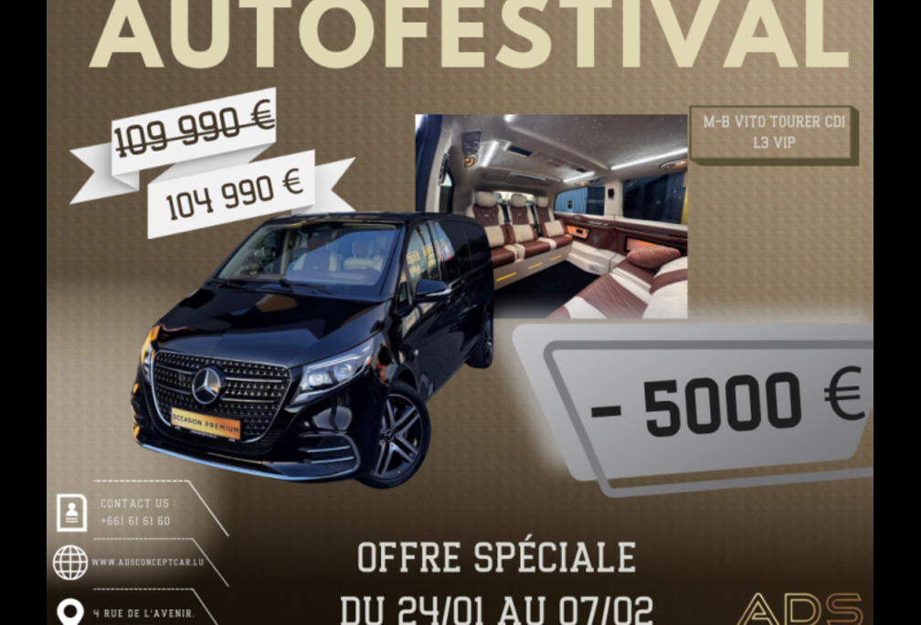 Mercedes-Benz Tourer CDI extra-long L3 VIP