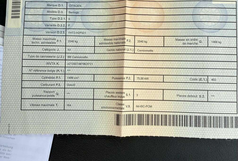 Citroen Berlingo 1.5 BlueHDi M Feel S