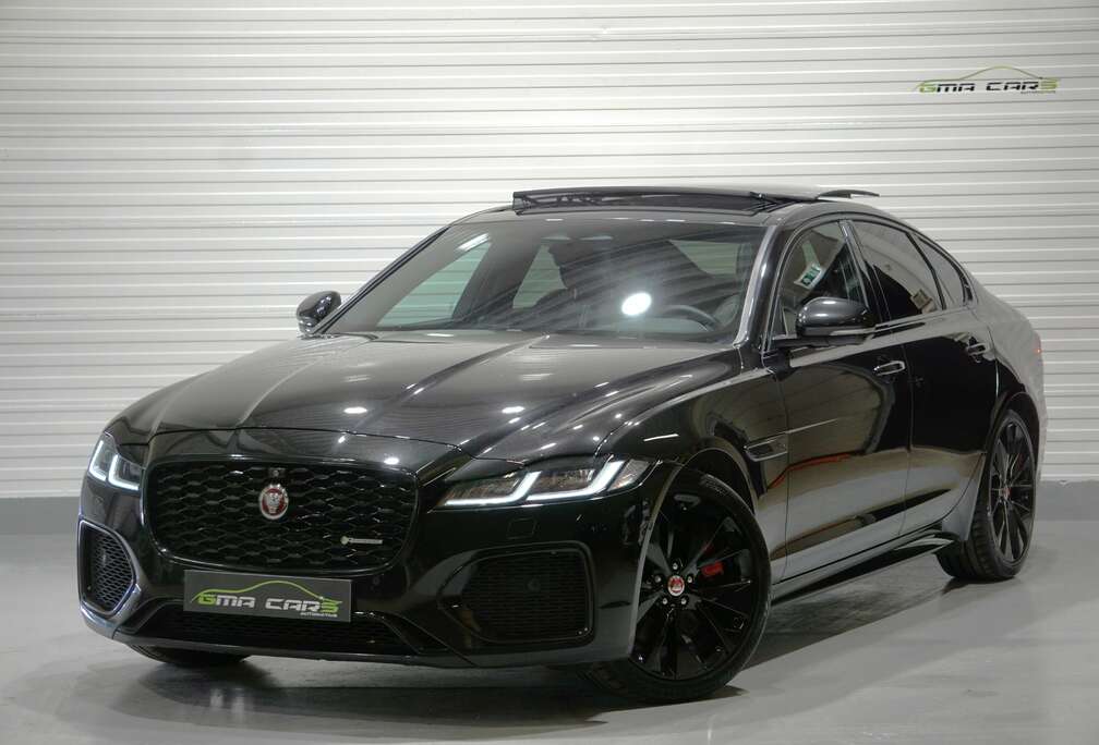 Jaguar XF 2.0 T AWD P300 R-Dynamic  Nav-360c-Airco-Leder-Keyless-Schuifdak-Garantiz