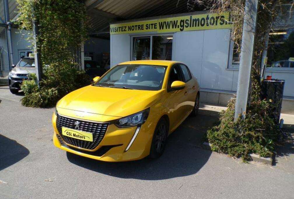 Peugeot 1.2 75cv Jaune 02/21 87231km Airco GPS Capteurs