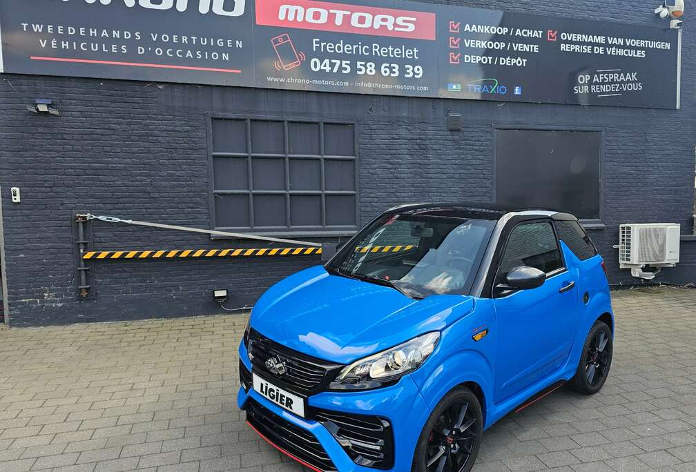 Ligier Ultimate phase 4 Cuir caméra Car-play 6700 KM Permis AM