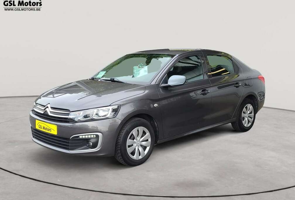 Citroen 1.2i 82cv gris05/18 Airco Cruise Capteurs Radio CD