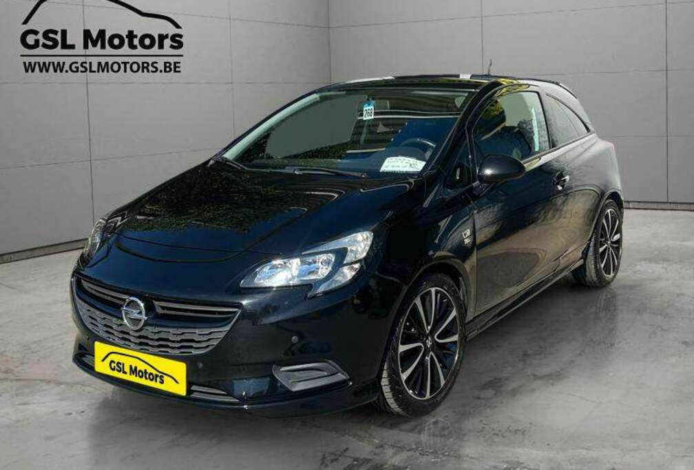 Opel 1.2 70cv 3 portes noir 02/17 Airco Cruise Capteurs