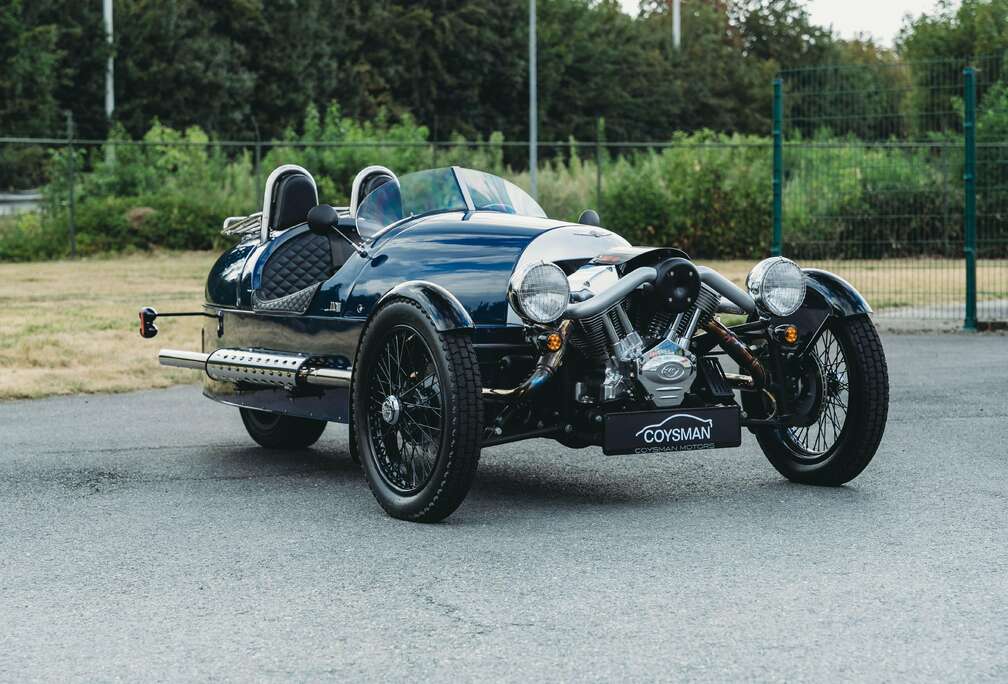 Morgan 110 Anniversary edition/Coolingpipes/Hoofdsteunen/Extended windshield