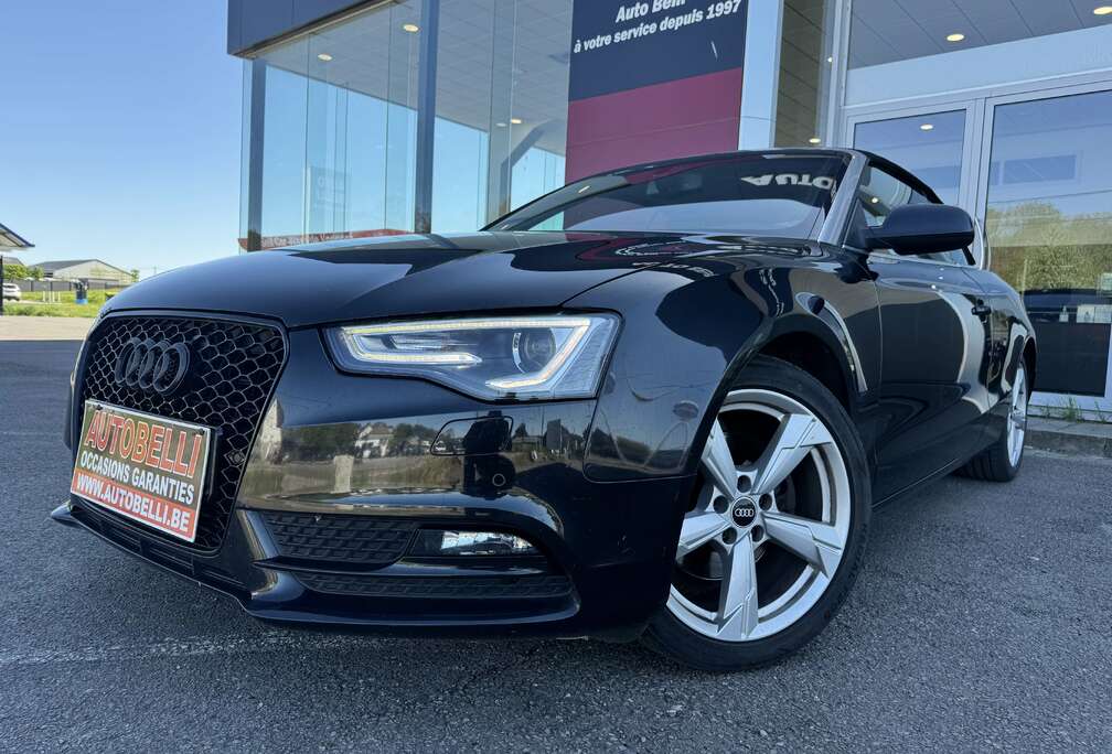 Audi A5 Cabriolet 2.0 TDi**MULTITRONIC**BOITE AUTO**FULL LED**GPS**CAMERA**CUIRE**TOP