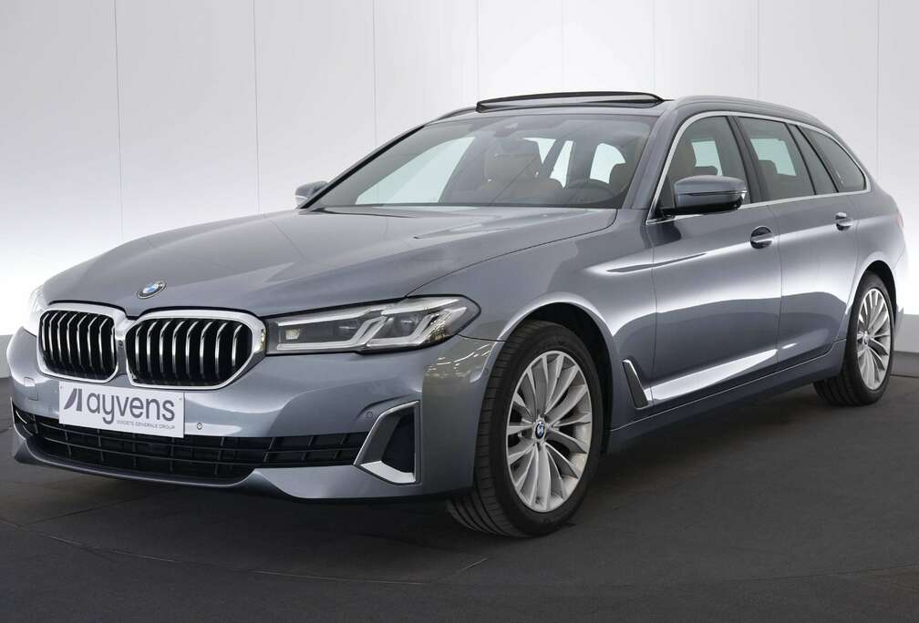 BMW 520dA Luxury Business LEDER/CUIR Adapt. LED GPS PDC 360CAM Pano Head-Up Keyless BLIS Verw. Zetels Trekhaak