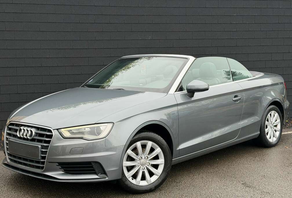 Audi Cabriolet 1.4 TFSI S tronic+BOITE AUTO+NAVI+AIRCO+CUIR+SIEGES CHAUFF+EU 6B
