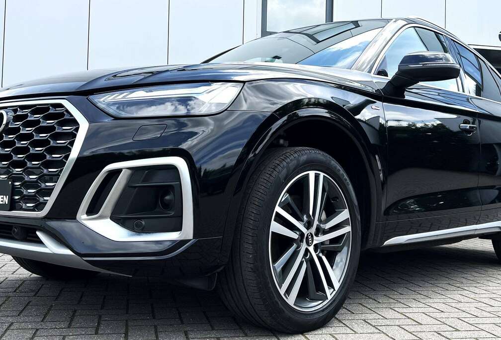 Audi Q5 Sportback PHEV 55 TFSIe Quattro S-Line  (367 PK)*Zetel*Pdc/camera*Sportzetels*Verwarmd Sportstuur*Apple C Pl*Lane Ass*