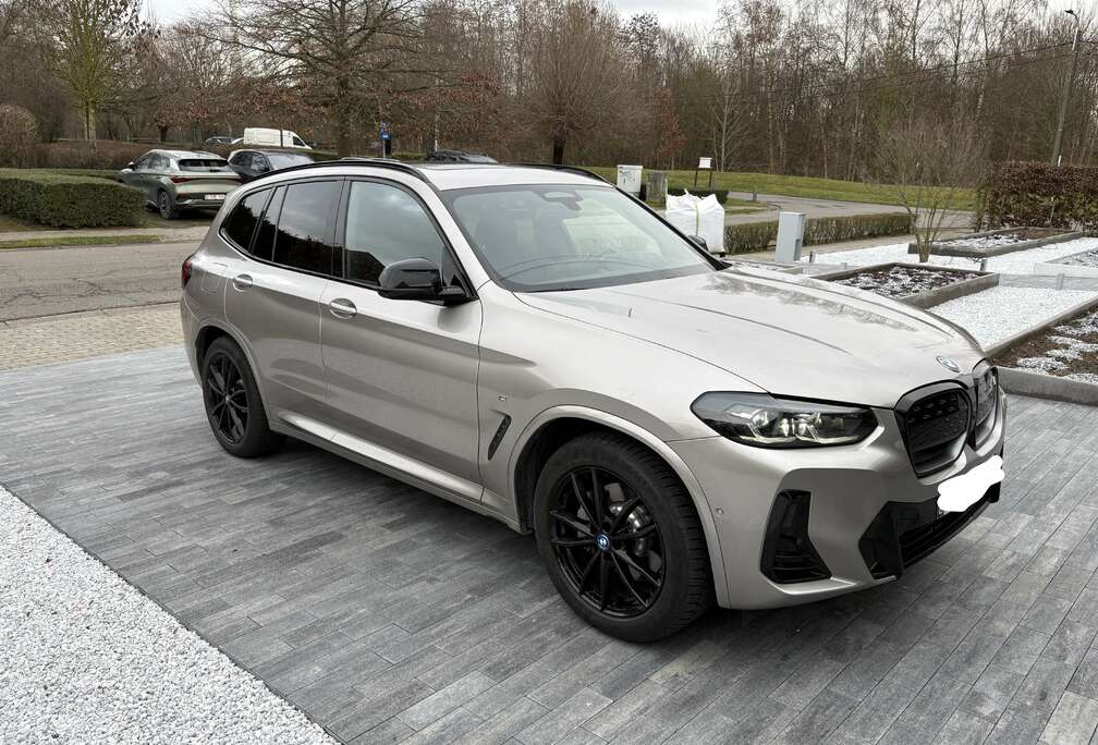 BMW iX3 M-Sport, fabrieksgarantie tot jan 2027, pano dak, trekhaak,leder