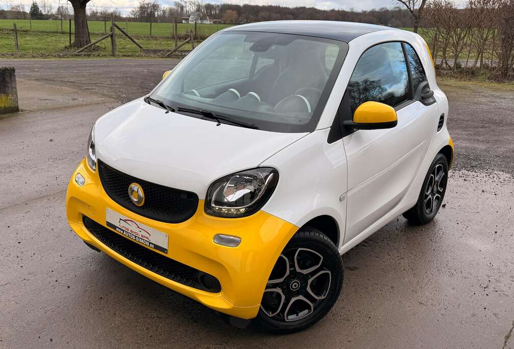 Smart Fortwo coupé 1.0i Aut, Toit Pano, Airco, Cuir